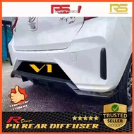 🏁READY STOCK🏁R-DESIGN🏁Perodua Myvi G3 Facelift Tahun * 2022 ~ 2024 * PU V1 Rear Diffuser