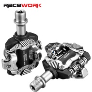 【Boutique & Stock】 RACEWORK MTB Clipless Đạp X-M8100 Tự-Khóa SPD Bàn Đạp Siêu-Ánh Sáng Sợi Carbon Cl