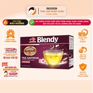 [COMBO 3 PACK] Saffron Tea Rose Blendy Low Sugar 11g/Pack (Box of 8 Packets)