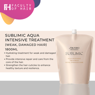 Shiseido Professional Sublimic Aqua Intensive Treatment For Weak, Damaged Hair 1800ml