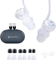 Ear Plugs for Sound Reduction,Switchable Selection of 9dB or 25dB NRR,Selectable Silicone or Foam Ear Plug,Reusable Earplugs Noise Reduction for Study,Work,Shooting,Concerts,Multisize 3 Sizes S/M/L