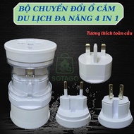 Travel power outlet Universal international plug adapter - Multi-standard global travel socket - Mul