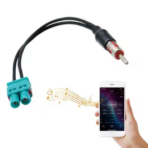 Double Fakra - Din Male Aerial Dual Fakra - Din Aerial Antenna Adaptor Dual Fakra RF Radio Antenna f