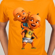 Short Sleeve T-shirt shirt Upin Ipin Kak ros Opah Ehsan Jarjit Fizi mail dzul O-Neck Men Fashion cot