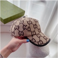 C CELINE777 Spring Summer Blue White Embroidered C Label Knitted Hat