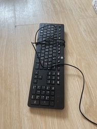 HP 有線鍵盤 黑色 倉頡 繁體中文