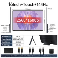 [NINECK] VCHANCE 16 2.5K 144hz Portable Monitor 2560x1600p 16:10 100%DCI-P3 550nit Gaming Display fo