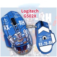 Mouse Skin for Logitech G502 X Wired Gaming Mouse G502 X PLUS LIGHTSPEED Wireless Matte Sticker with