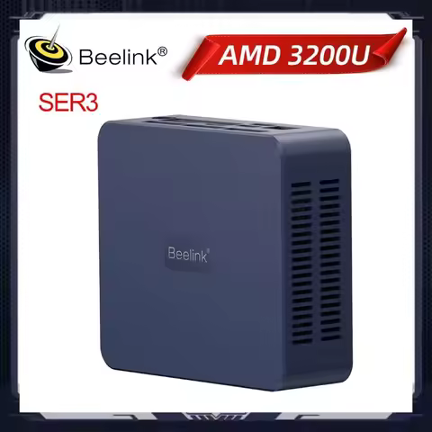 Beelink SER3 AMD Ryzen 3 3200U Mini PC Windows 11 Pro 4K HD 1000M Wifi5 BT5.0 Desktop Office Compute