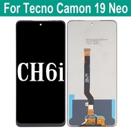 Original LCD For Tecno Camon 19 Neo CH6i LCD Display Touch Screen Digitizer Panel Assembly