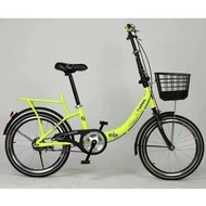 🚓Folding Mini Children Student Bicycle Adult Single Speed Mountain Folding Bike14Inch16Inch20Inch Racing Bicycle