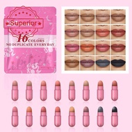 Capsule Lipstick Set Waterproof Long Lasting Portable Lip Mist Matte Velvet Gloss Set F7c9