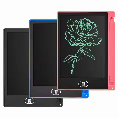 4.4 Inch LCD Writing Tablet Small Size Drawing Board for Kids Magic Graffiti Sketchpad Toys Baby Ele