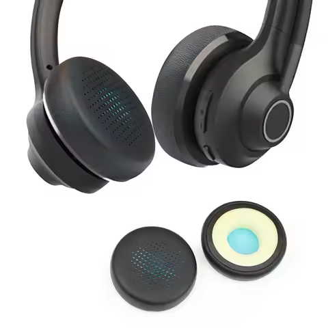 Ear Pads Ear Cushions Compatible with JLab Go Work/Go Work Gen 2 Headsets Headset Replacement Earpad