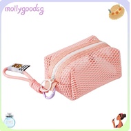 MOILYGOODSG Coin Purse, Dopamine Color Mesh Mesh Storage Bag, Portable Large Capacity Handheld Organ