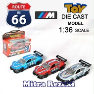 DIECAST METAL RACING CAR bmw SPORT SCALE 1:36 TOYS COLLECTION OF CHILDREN'S TOYS
