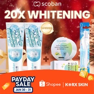 Scoban Japanese Baking Soda Whitening Toothpaste & Whitening Toothpowder by korxskin888