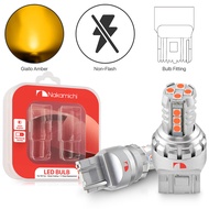 Nakamichi 2PCS 16LED Car Signal Light 1156/PY21W/P21W T20-7440/WY21W Signal Bulb Replacement