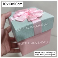 Hard Box Watch Box 10x10x10 velvet cover/ Premium Floral Motif Gift Box | Gift Box Watch Jewelry Sou