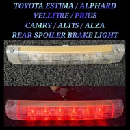 REAR SPOILER THIRD BRAKE LIGHT TOYOTA ESTIMA ALPHARD VELLFIRE PRIUS CAMRY ALTIS ALZA SPOILER BRAKE LIGHT