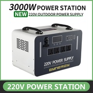 (FAST DELIVERY + 1 Year Warranty) 3000W Pure Sine Portable Power Station 220V suitable camping Emerg