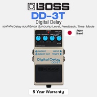 BOSS® DD-3T Digital Delay เอฟเฟคกีตาร์ เสียง Digital Delay ปุ่มควบคุม Level Feedback Time Mode วงจร 