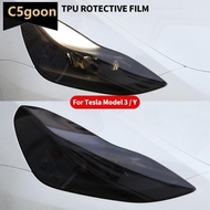 C5GOON 2Pcs/4Pcs TPU Car Blackened Headlight Taillight Foglight Protective Film Headlight Tail Lamp 