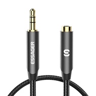 3.5mm Male to Female HiFi TRS 3-Section Jack Audio Cable 2M - ESSAGER EYPY335-YYA0G