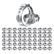 PEX Clamps Stainless Steel Single Ear Hose Clamps for PEX Pipe Fitting Connections