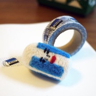 Hanju's羊毛兒。手作 DIY 童年中的橡皮擦 Qmo系列 羊毛氈 手機吊飾/防塵塞/強力磁鐵