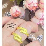 Plain brass ring (3mm), brass metal ring