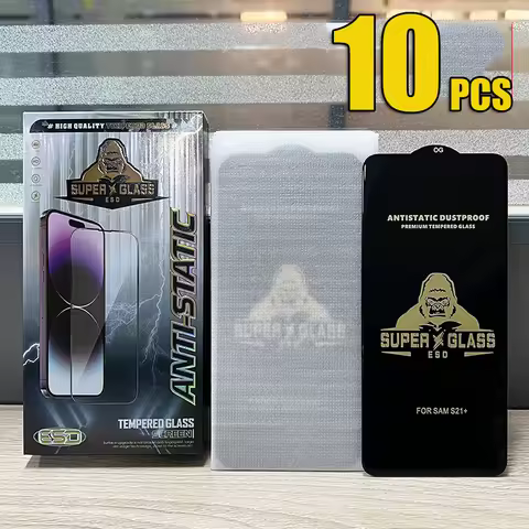 1/3/10pcs ESD Tempered Glass Super OG Screen Protector Film Fingerprint Unlock for Iphone 17 16 15 1