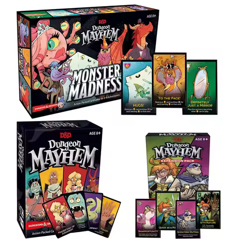 Dungeon Mayhem Dungeons Dragons Card Game Monster Madness Board Game Party Game for Friends and Fami
