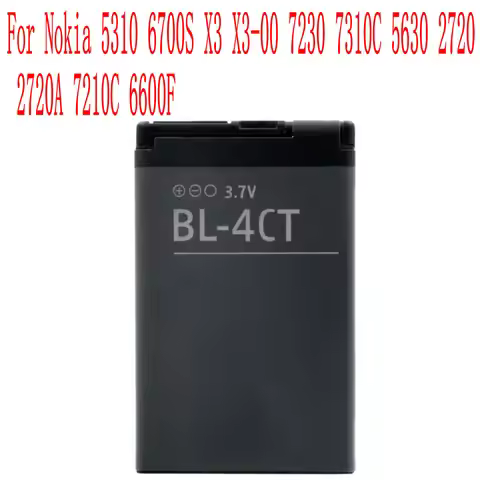 High Quality 860mAh BL-4CT Battery For Nokia 5310 6700S X3 X3-00 7230 7310C 5630 2720 2720A 7210C 66