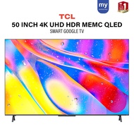 TCL QLED 50 Inch MEMC 4K Google TV 50C725 Netflix Youtube Smart TV Android TV