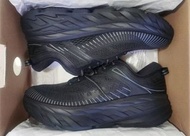 全新正品HOKA ONE ONE Bondi 7 網布 低幫跑步鞋 男女同款 黑色