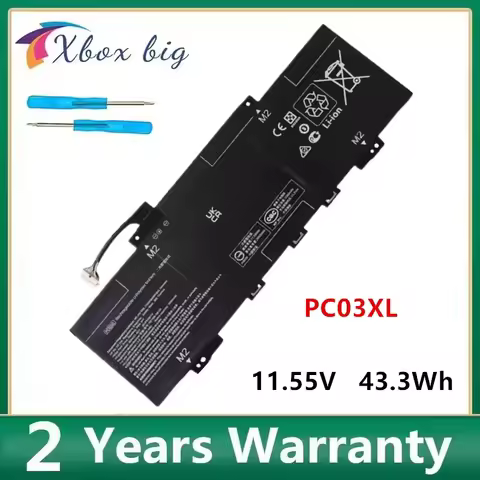 11.55V 43.3Wh 3560mAh PC03XL Laptop Battery for HP Pavilion x360 15-er0125od 4-dw0021na PC03043XL HS