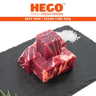 Hego | Beef Shin / Shank Cube 500 G | Frozen