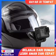 Penyangga Kamera Helm Motorcycle Helmet / Tali Strap Kamera Aksi Sport Cam untuk Helm Sepeda / Paral