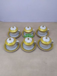 Cangkir Set Vicenza Cr Y85 - Cangkir Emas Klasik - Cangkir Antik Minum