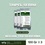 Nogan Trichodherma 100 Gr X 3 - Pupuk Organik Segala Jenis Tanaman