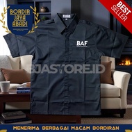 KEMEJA BAF Bussan Auto Finance K1 Black Shirt