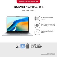 HUAWEI MateBook D16 2024 | 16" HUAWEI FullView Display | High Performance Intel Core Processor