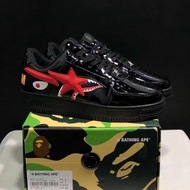 2025 New HOT 【Original】 BAPE STA Meteor Vibe เทรนด์แฟชั่นผู้ชายและผู้หญิงรองเท้าลำลองส้นเตี้ยรองเท้า
