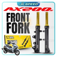 PROTAPER QJ MOTOR AX200S / AX200 Scooter Front Fork Set Standard Batang Gold Fork Tube Emas Fok Depa