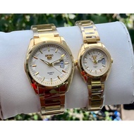 JAM TANGAN NEW STYLISH  SEIKO 5 WATERPROOF STYLISH NEW WATCH COUPLE SET  SEIKO5