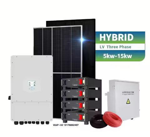 Deye 10KW Hybrid Inverter All-in-One Hybrid Solar Energy System Complete Kit with Jinko Solar Panel 
