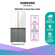 Samsung BESPOKE 496L 4-Door Flex Fridge | Auto Ice Maker | UV Deodorising Filter | 10 yrs motor warranty | F-RF60F1735B31