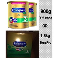 Enfagrow A+ four or Nurapro powdered milk drink above 3years old1.8kg