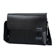 Túi da đeo chéo nam cao cấp size to vừa tài liệu giấy A4 -JEEP BULUO